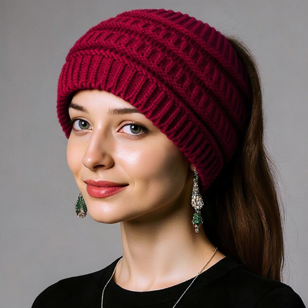 Ikat Kepala Rajut untuk Wanita - Fleece Ear Warmer Band ulasan dan harga