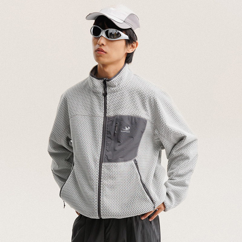 Jaket Bulu Polar Bergaris Berg - Wool Coat Peacoat ulasan dan harga