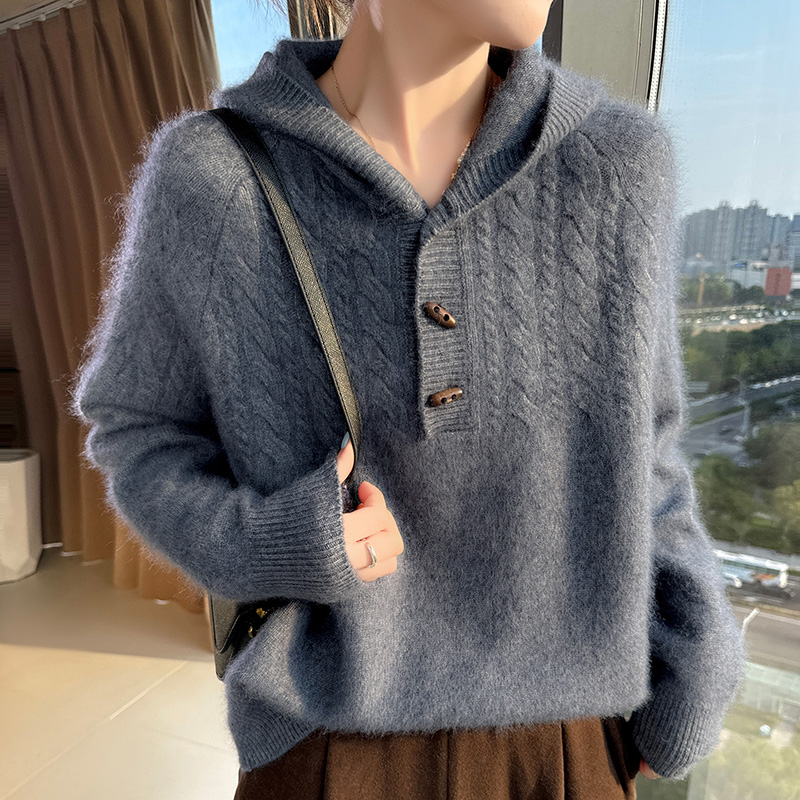 Sweater Rajut Kasmir Mink Murn - Wool Coat Peacoat ulasan dan harga